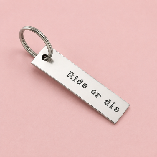 Ride or Die Keychain